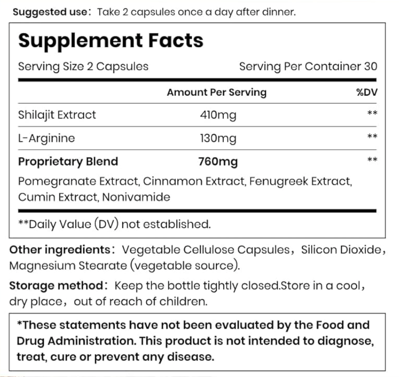Flynew Shilajit Ultra – 60 Cápsulas
